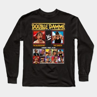 Double Damme - JCVD Jean Claude Van Damme VS Long Sleeve T-Shirt